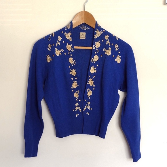 Vintage 1950s Angolmere Sweater by Luisa Spagnoli - Picture 1 of 8